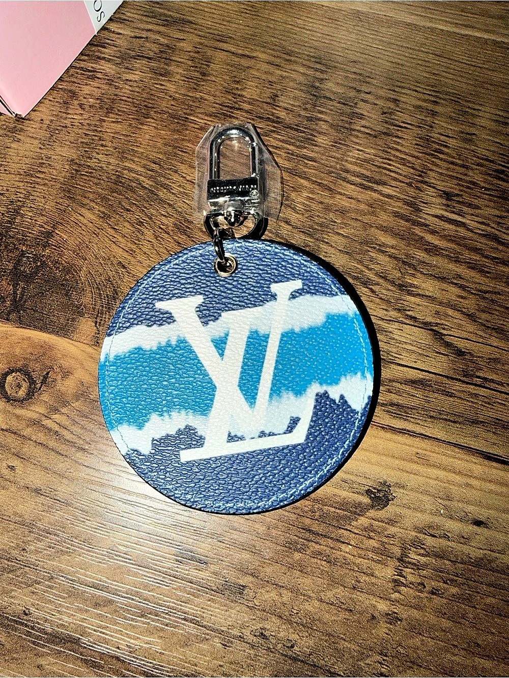 Blue & White Keychain Like New